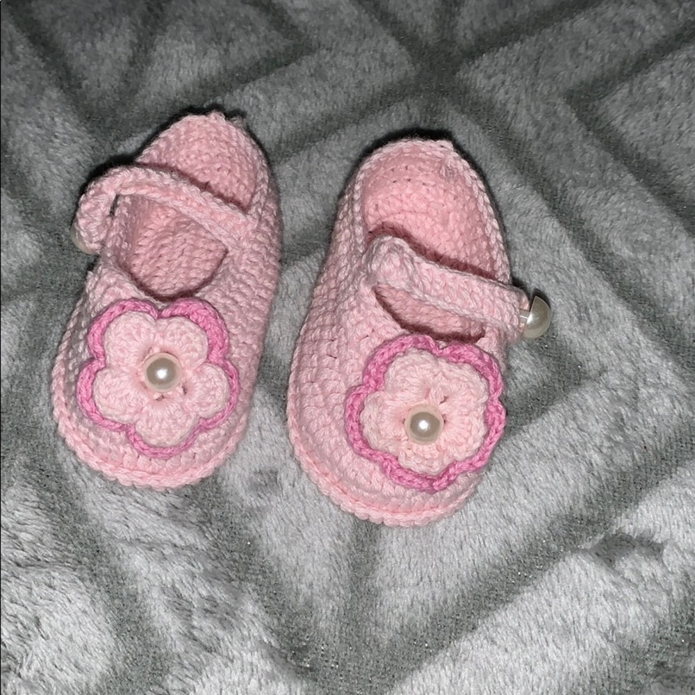 Pink babygirl shoes
